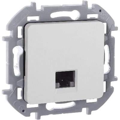 Розетка компьютерная Inspiria RJ45 кат.5E UTP бел. IEK 673825