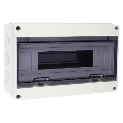 Бокс модульный накладной PDB/W 4015 GR (ЩРН-ПГ-15) IP65 пластик. JazzWay 5072107