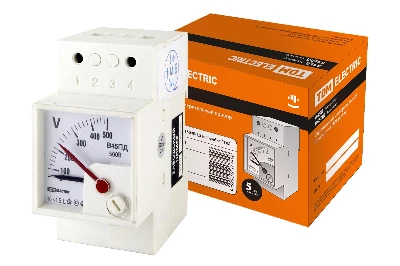 Вольтметр В45ПД 500В-1.5 (DIN-рейка) TDM