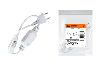 Сетевой шнур для неона SMD2835-220 В одностороннего, TDM