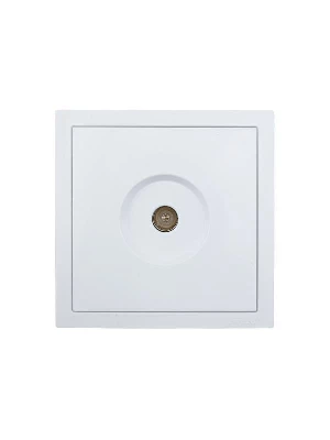 Розетка ТВ оконечная СП ZIMA IP20 бел. LEZARD 704-0288-130