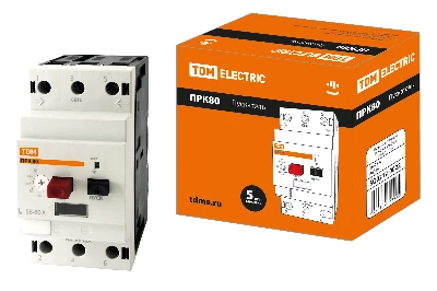 Пускатель ПРК80-25 In=25A Ir=16-25A Ue 660В TDM