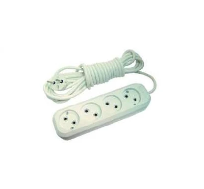 Удлинитель 4х5м без заземл. 10А IP20 Makel MGP144
