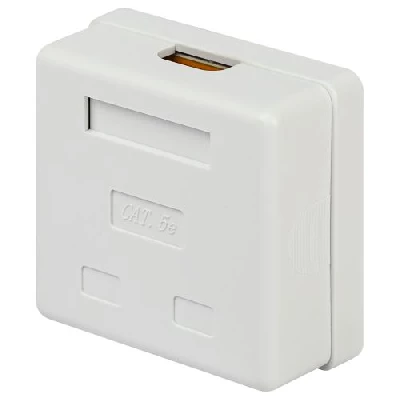 Розетка компьютерная 2-м RJ45 кат.5E неэкранир. RJ02UN Эра Б0056902