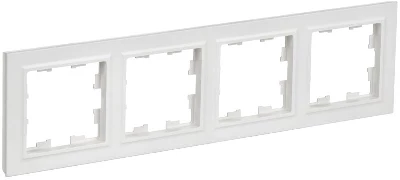 Рамка 4-м BRITE РУ-4-БрАБ арктич. бел. IEK BR-M42-K91