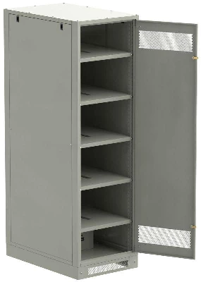Шкаф LINEA B (пустой) 2000х600мм дверь метал. сер. ITK LB35-20H69-M