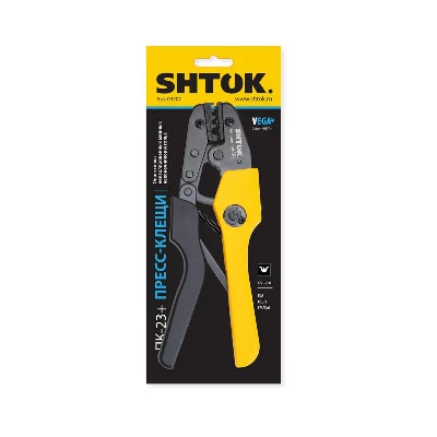 Пресс-клещи ПК-23+ матрица профиль клиновидный 0.5-10.0кв.мм (03707) SHTOK 376214