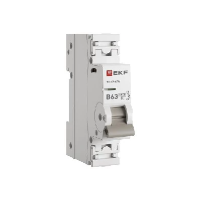 Выключатель автоматический 1п B 63А 4.5кА ВА 47-63N PROxima EKF M634163B