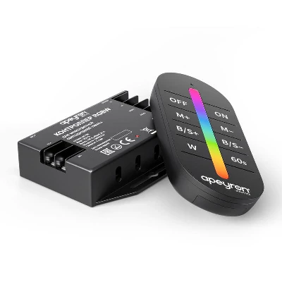 Контроллер RGBW 12/24В 288/576Вт 4 канала 24А IP20 ПДУ RF сенсорный Apeyron 04-104