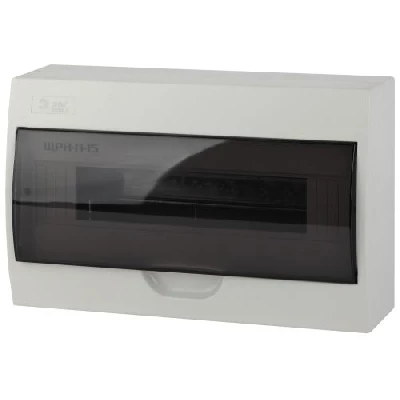 Бокс навесной ЩРН-П-15 15мод. IP41 пластик SIMPLE NO-box_simple-plastic_15_surface BOXS15 Эра Б0041526