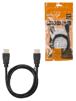 Кабель "АВК 1" HDMI - HDMI, v2.0, позолоченные контакты, 1 метр, TDM