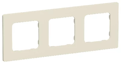 Рамка 3-м СП FLITE РУ-3-К-ФлСл сливочный IEK FI-M32-32-20-K86