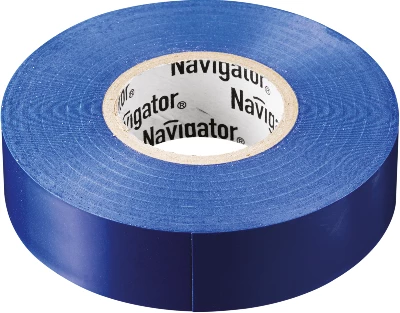Изолента ПВХ 19мм (рул.20м) син. NIT-A19-20/B Navigator 71114