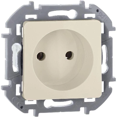 Розетка 1-м СП Inspiria 16А IP20 250В 2P механизм сл. кость IEK 673711
