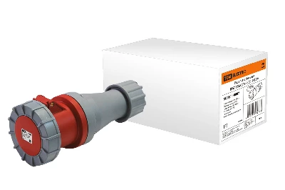 Розетка кабельная IP67 125А 3Р+РЕ 380В TDM