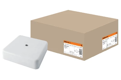 Коробка распаячная КР 100х100х29 ОП белая IP40 TDM