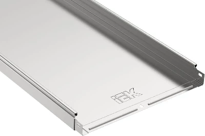 Лоток листовой неперфорир. 500х50 L3000 сталь 1.2мм IEK CLN10-050-500-3