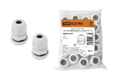 Сальник PG 13.5 диаметр проводника 7-11 мм IP54 TDM