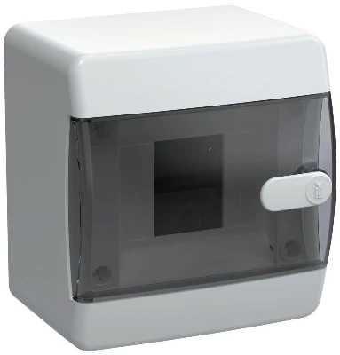 Корпус ЩРН-П-4 UNION Compact IP41 черн. прозр. дверь пластик. IEK UIC-KP12-N-04-41-K01
