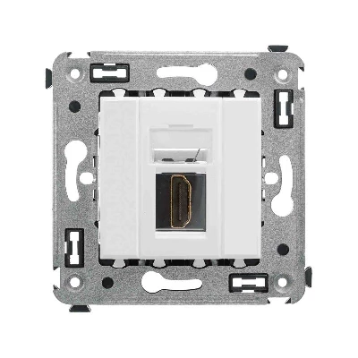 Розетка HDMI 1-м СП Avanti "Белое облако" тип А-А DKC 4400253