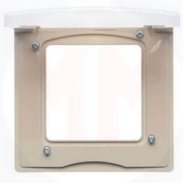 Рамка 1-м Etika IP44 с защ. крышкой сл. кость IEK 672560