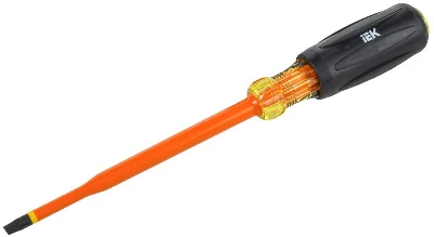 Отвертка диэлектрическая SLIM SL6.5х150 Т3 ARMA2L 5 IEK A2L5-SC31-T3-SL-65-150