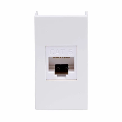 Розетка компьютерная 1-м 1мод. Viva RJ45 кат.6A бел. DKC 45078