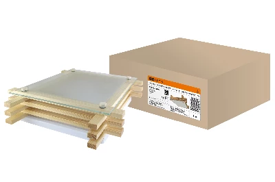 Светильник НПБ 01-3х60-111 УХЛ4 "Бонсай-2" сосна 3х60Вт IP20 (490х490х85) TDM