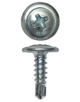 Саморез с пресс-шайбой 4.2х16 со сверлом (уп.200шт) DKC CM274016