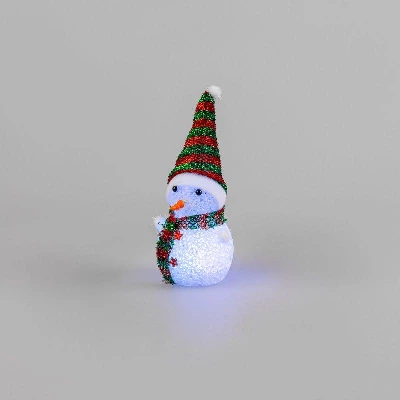 Фигура светодиодная "Снеговик" 17см 1LED RGB 0.1Вт IP20 Neon-Night 513-018