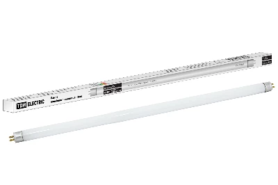 Лампа люминесцентная линейная двухцокольная ЛЛ-16/13 Вт, T5/G5, 4000 К, длина 531.14мм TDM