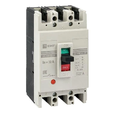 Выключатель автоматический 3п 63/32А 25кА ВА-99М PROxima EKF mccb99-63-32m