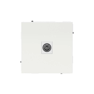 Розетка телевизионная одиночная TV KANT бел. магнолия DKC 7000503