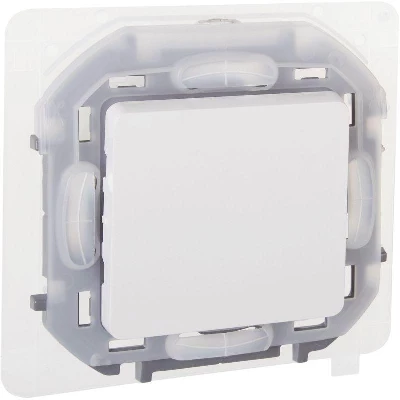 Переключатель 1-кл. Inspiria 10А IP44 250В 10AX механизм бел. IEK 673670