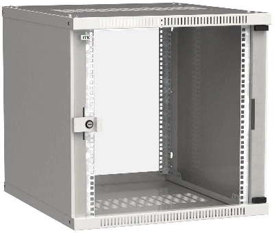 Шкаф LINEA WE 12U 600х600мм дверь стекло сер. ITK LWE3-12U66-GF