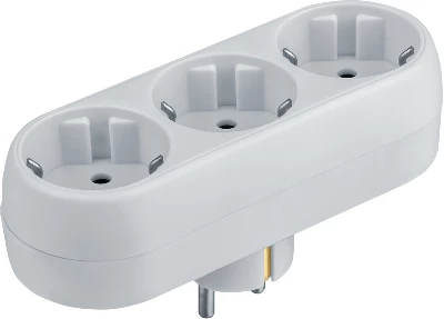 Разветвитель 3-м с заземл. 10А IP20 94 672 NAD-L-3E-WH в ряд Navigator 94672