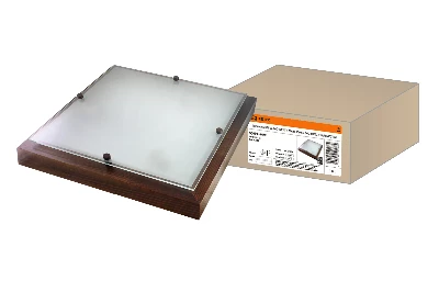 Светильник НПБ 02-3х40-121 УХЛ4 "Киото-2" венге 3х40 Вт IP20 (435х435х75) TDM