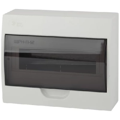 Бокс навесной ЩРН-П-12 12мод. IP41 пластик SIMPLE NO-box_simple-plastic_12_surface BOXS12 Эра Б0041525