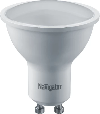 Лампа светодиодная 94 130 NLL-PAR16-5-230-4K-GU10 5Вт рефлектор матовая 4000К нейтр. бел. GU10 400лм 220-240В Navigator 94130