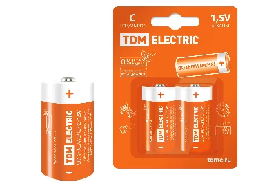 Элемент питания LR14 C Alkaline 1.5V BP-2 TDM