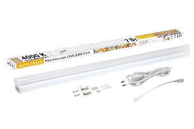 Светильник LED ДПО 2001 7 Вт, 4000К, IP40, Народный
