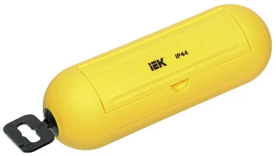 Бокс для защиты кабельного соединения IP44 желт. IEK WBX10-44-K05