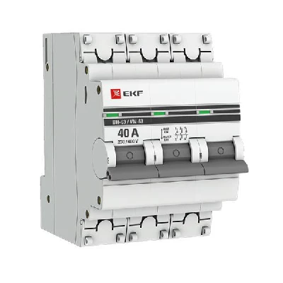Выключатель нагрузки 3п 40А ВН-63 PROxima EKF SL63-3-40-pro