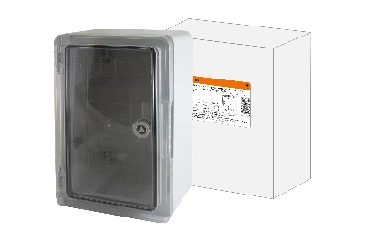 Бокс пластиковый ЩМП-0-1, прозр., крышка, ABS, IP65, -45 до +75 С, навесной, (300х200х130) TDM