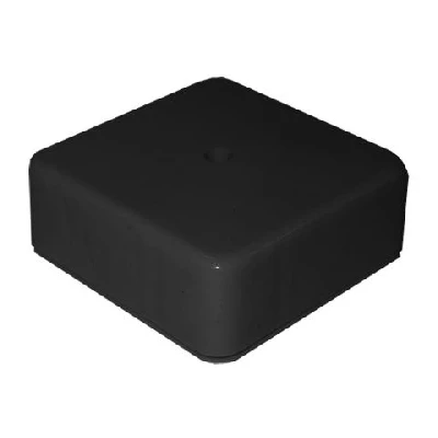 Коробка распределительная ОП 78х78х30мм IP41 6 выходов крышка с винтовым креплением материал - полипропилен черн. Epplast 170211