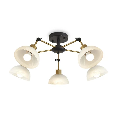 Светильник Bessie 5х60Вт E27 IP20 подвесной Freya FR5526PL-05BBZ