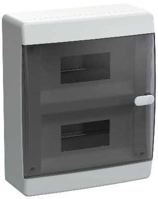 Корпус ЩРН-П-18 UNION Compact IP41 черн. прозр. дверь пластик. IEK UIC-KP12-N-18-41-K01