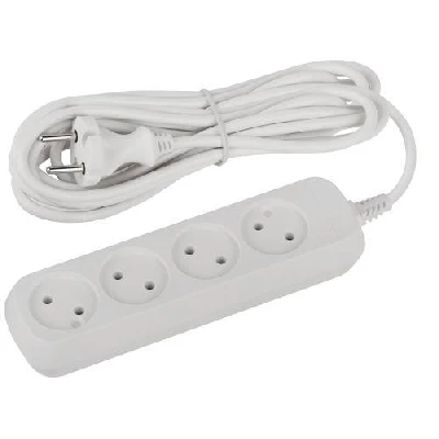 Удлинитель 4х5м без заземл. ПВС 2х0.75 UDL-10-450 Greenline Эра Б0065063
