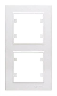 Рамка 2-м Karea вертик. бел. Makel 56001707