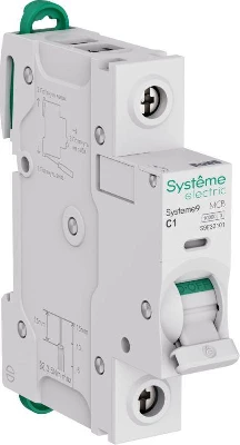 Выключатель автоматический 1п C 1А 10кА Systeme9 230В SE S9F32101
